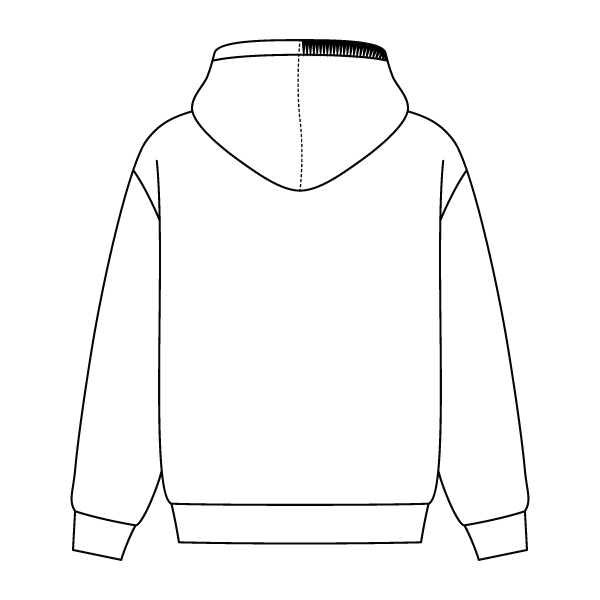 Stitched Neck Hoodie Cozy Fleece