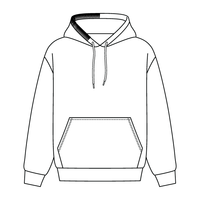 Stitched Neck Hoodie Cozy Fleece