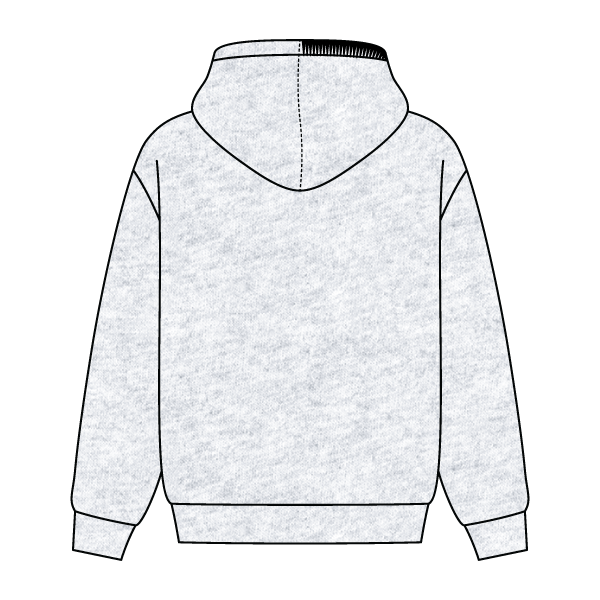 Stitched Neck Hoodie Cozy Fleece
