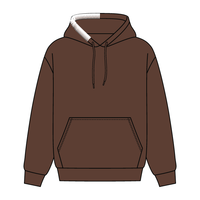 Stitched Neck Hoodie Cozy Fleece