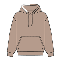 Stitched Neck Hoodie Cozy Fleece