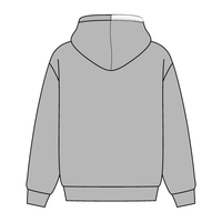 Stitched Neck Hoodie Cozy Fleece