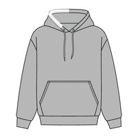Stitched Neck Hoodie Cozy Fleece