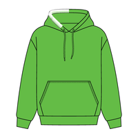Stitched Neck Hoodie Cozy Fleece