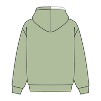 Stitched Neck Hoodie Cozy Fleece