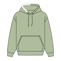 Stitched Neck Hoodie Cozy Fleece