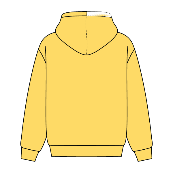 Stitched Neck Hoodie Cozy Fleece