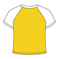 Reverse Baseball Crop Tee