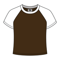 Reverse Baseball Crop Tee