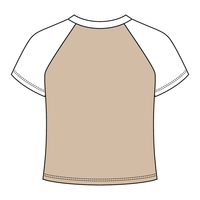 Reverse Baseball Crop Tee