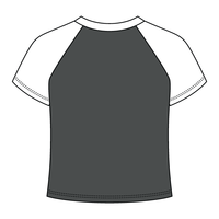 Reverse Baseball Crop Tee
