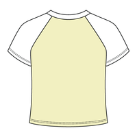 Reverse Baseball Crop Tee