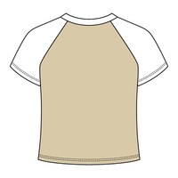 Reverse Baseball Crop Tee
