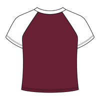 Reverse Baseball Crop Tee