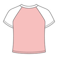 Reverse Baseball Crop Tee