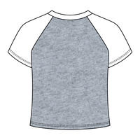 Reverse Baseball Crop Tee