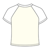 Reverse Baseball Crop Tee