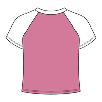 Reverse Baseball Crop Tee