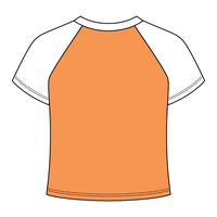 Reverse Baseball Crop Tee