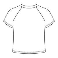 Reverse Baseball Crop Tee