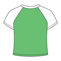 Reverse Baseball Crop Tee
