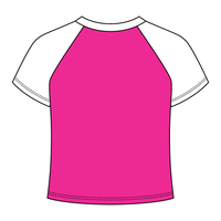 Reverse Baseball Crop Tee