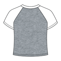 Reverse Baseball Crop Tee