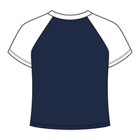 Reverse Baseball Crop Tee