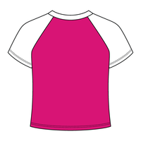 Reverse Baseball Crop Tee