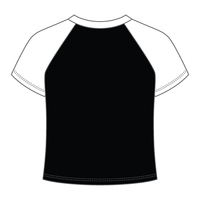 Reverse Baseball Crop Tee