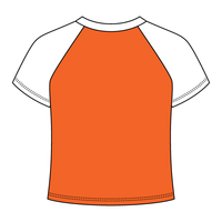 Reverse Baseball Crop Tee