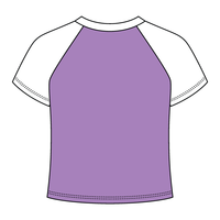 Reverse Baseball Crop Tee