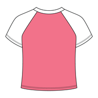 Reverse Baseball Crop Tee