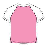 Reverse Baseball Crop Tee