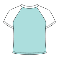 Reverse Baseball Crop Tee