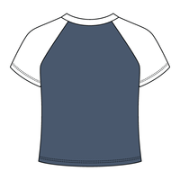 Reverse Baseball Crop Tee