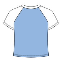 Reverse Baseball Crop Tee
