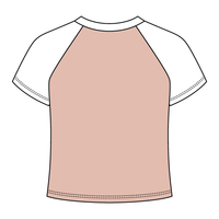 Reverse Baseball Crop Tee