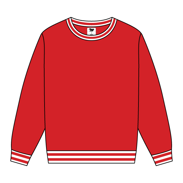 Retro Crewneck Cozy Fleece