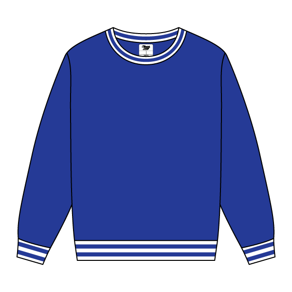 Retro Crewneck Cozy Fleece