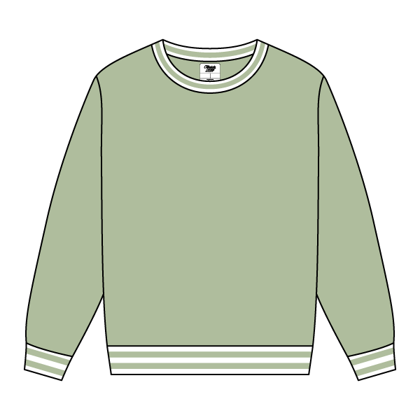 Retro Crewneck Cozy Fleece