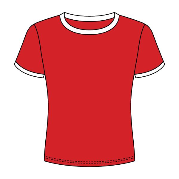 Ringer Long Crop Baby Tee - The Collegiate Lineup