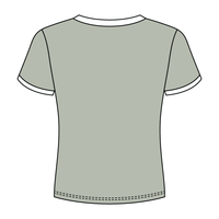 Ringer Long Crop Baby Tee - The Collegiate Lineup