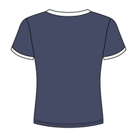 Ringer Long Crop Baby Tee - The Collegiate Lineup