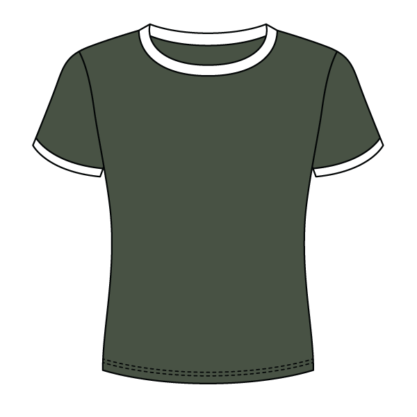 Ringer Long Crop Baby Tee - The Collegiate Lineup
