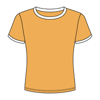 Ringer Long Crop Baby Tee - The Collegiate Lineup