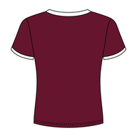 Ringer Long Crop Baby Tee - The Collegiate Lineup