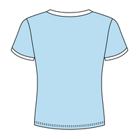 Ringer Long Crop Baby Tee - The Collegiate Lineup