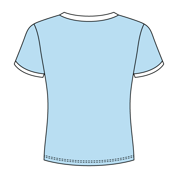 Ringer Long Crop Baby Tee - The Collegiate Lineup