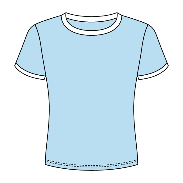 Ringer Long Crop Baby Tee - The Collegiate Lineup